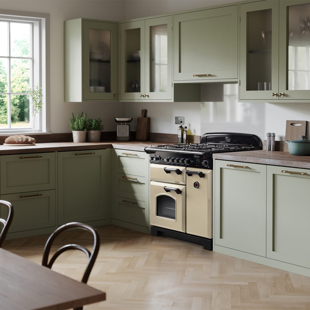 Rangemaster  Classic 90cm Gas Range Cooker 116730 CLA90NGFCR/C - CREAM