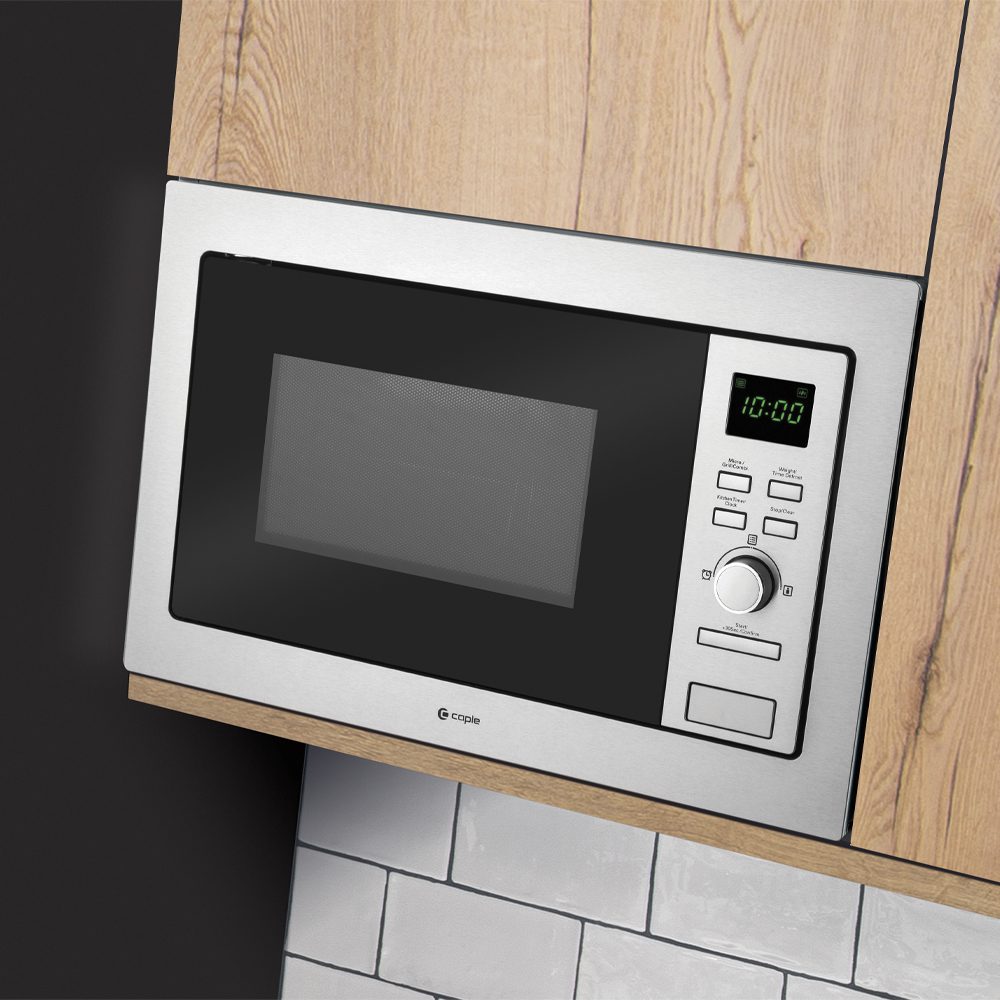 Caple Classic Built In Microwave & Grill For Wall Unit CM120 - Stainless Steel Caple Classic Built In Microwave & Grill For Wall Unit CM120 - Stainless Steel