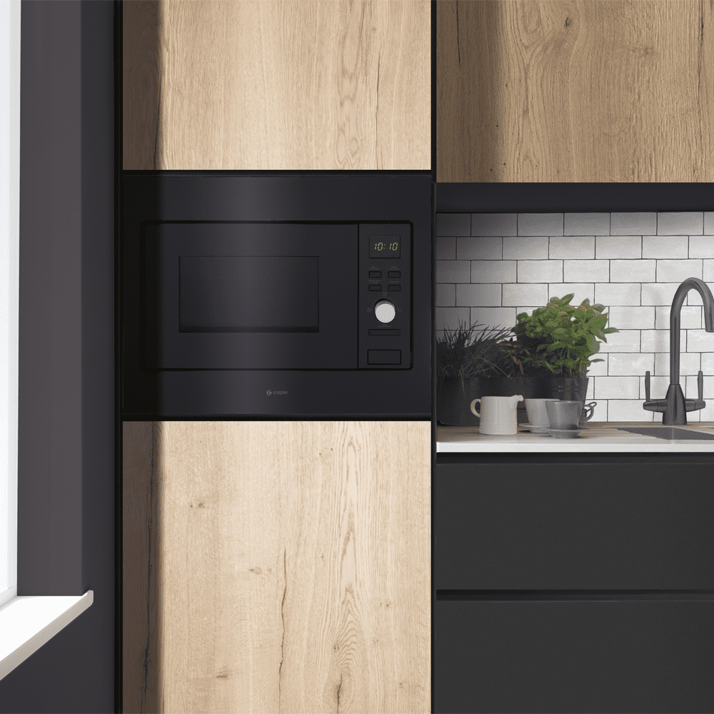 Caple Classic Built In Microwave And Grill For Tall Housing CM123BK - Black Caple Classic Built In Microwave And Grill For Tall Housing CM123BK - Black