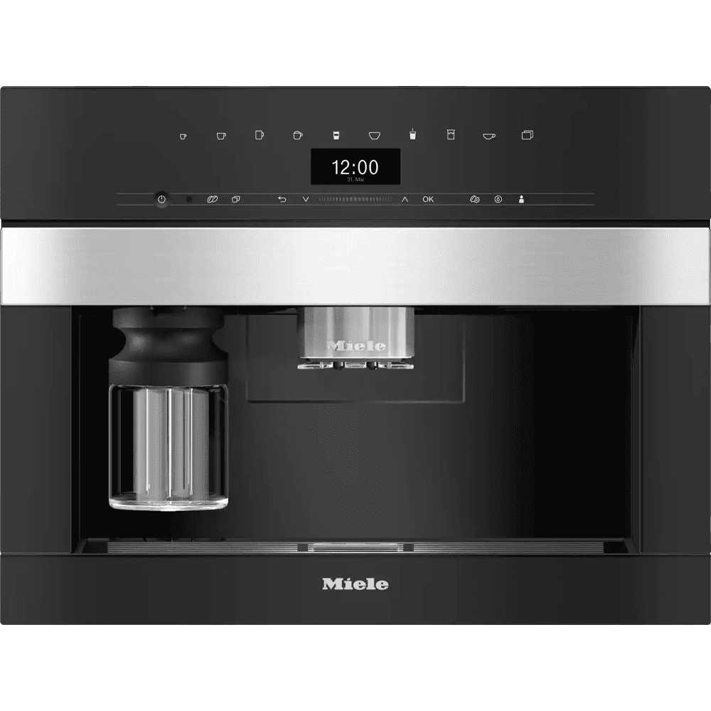 Miele  Plumbed In Fully Automatic Coffee Machine CVA7445 - Stainless Steel