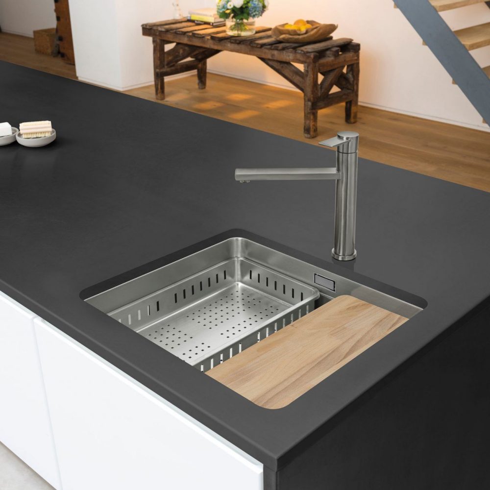 Caple Axle 50 Single Bowl Sink AXL50 - Stainless Steel Caple Axle 50 Single Bowl Sink AXL50 - Stainless Steel