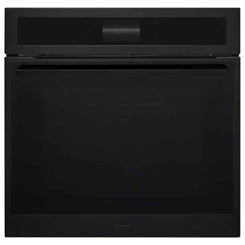 Caple  Sense Premium Built In Pyrolytic Single Oven C2601BS - Black Steel