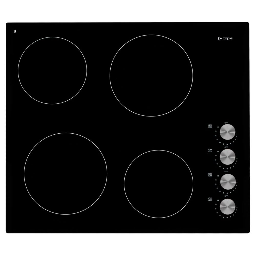 Caple  59cm Frameless Ceramic Hob C809C - Black