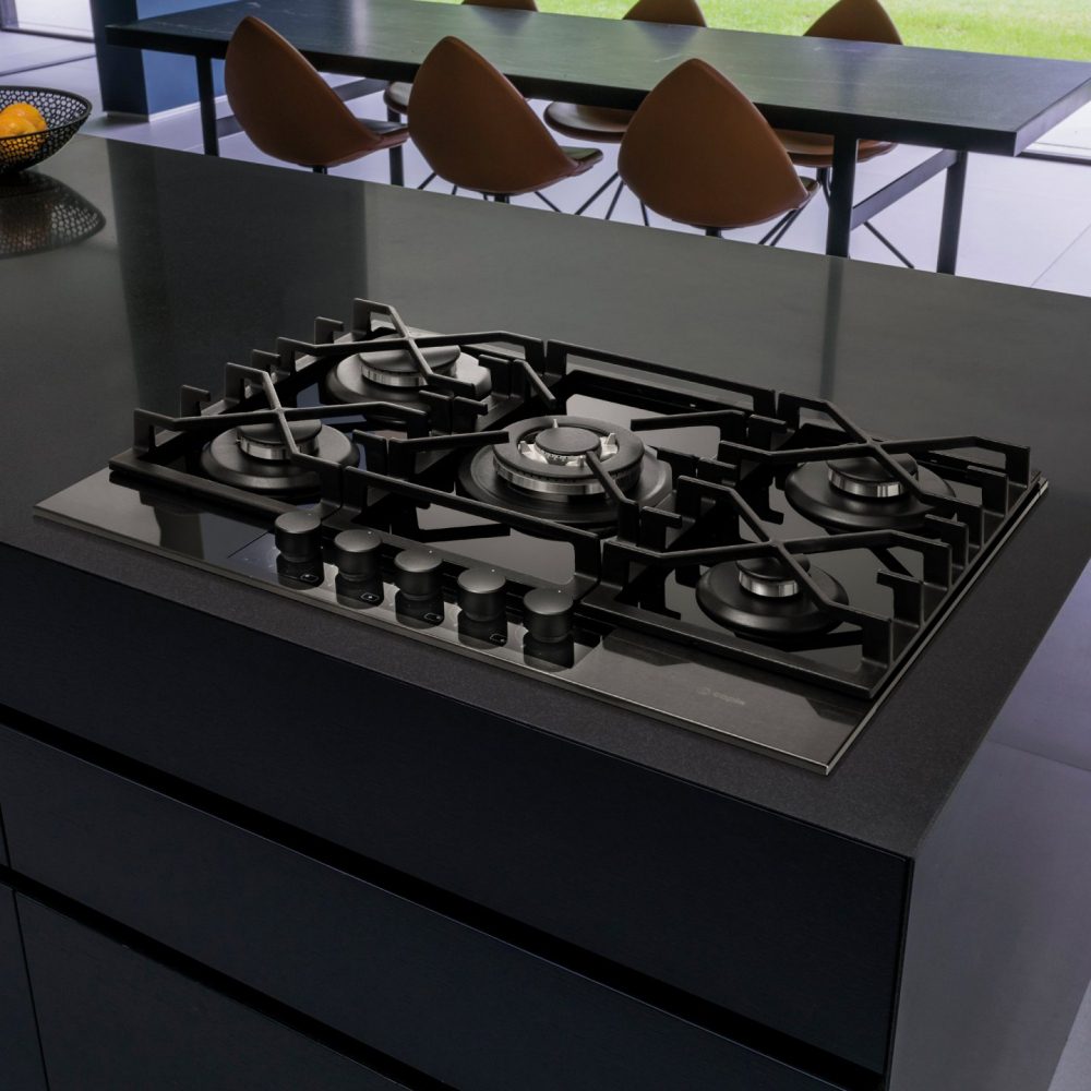 Caple 70cm 5 Burner Gas On Gas Hob C887G - Gunmetal Caple 70cm 5 Burner Gas On Gas Hob C887G - Gunmetal
