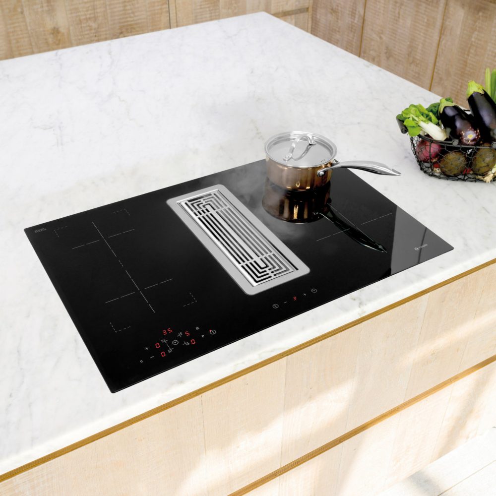 Caple 78cm Air Venting Induction Hob Including Recirculation Kit DD780BK - Black Caple 78cm Air Venting Induction Hob Including Recirculation Kit DD780BK - Black
