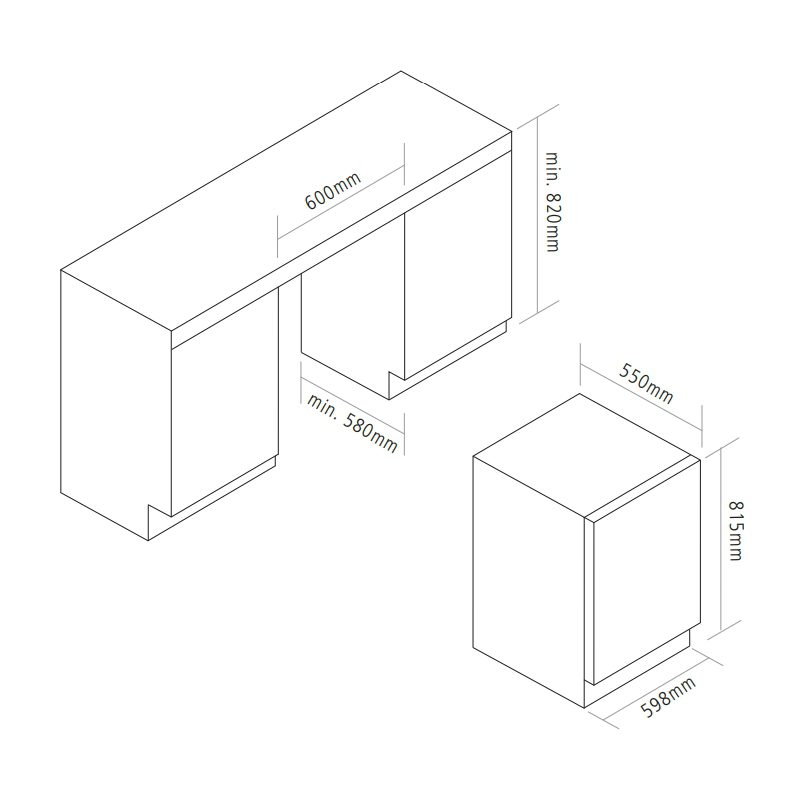 Caple 60cm Fully Integrated Dishwasher DI632 Caple 60cm Fully Integrated Dishwasher DI632
