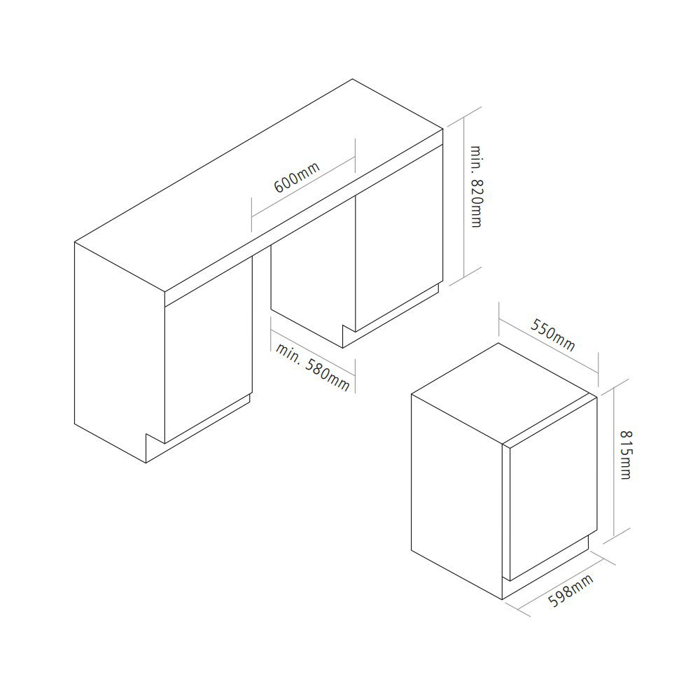 Caple 60cm Fully Integrated Dishwasher DI633 Caple 60cm Fully Integrated Dishwasher DI633