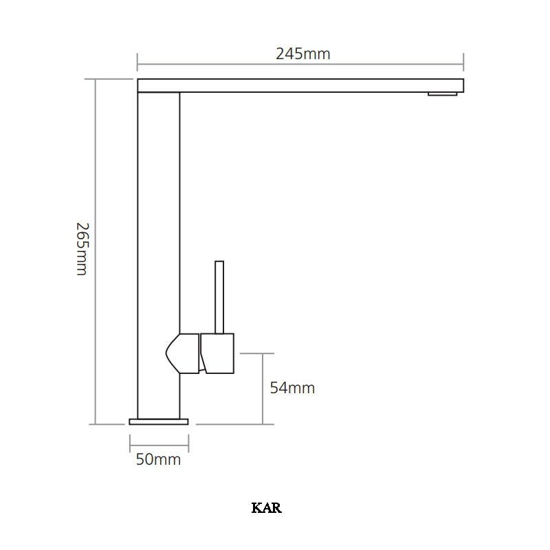 Caple Karns Single Lever Tap KAR/SS - Stainless Steel Caple Karns Single Lever Tap KAR/SS - Stainless Steel