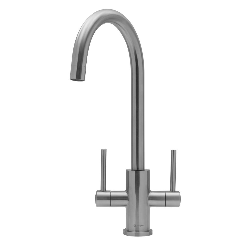 Caple  Lamar Monobloc 2 Lever Tap LAM3/SS - Stainless Steel