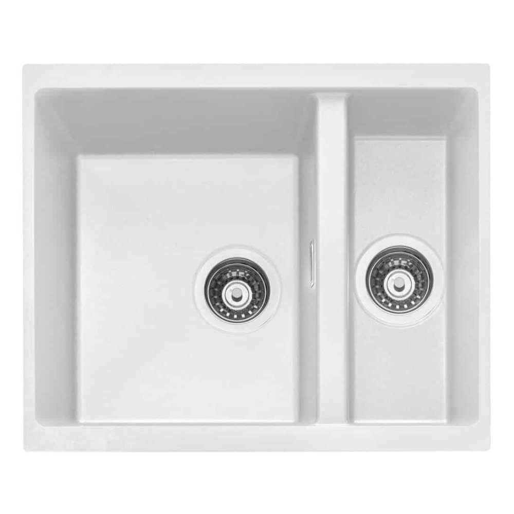 Caple  Leesti 151 1.5 Bowl Sink Reversible Sink LEE151CW - White