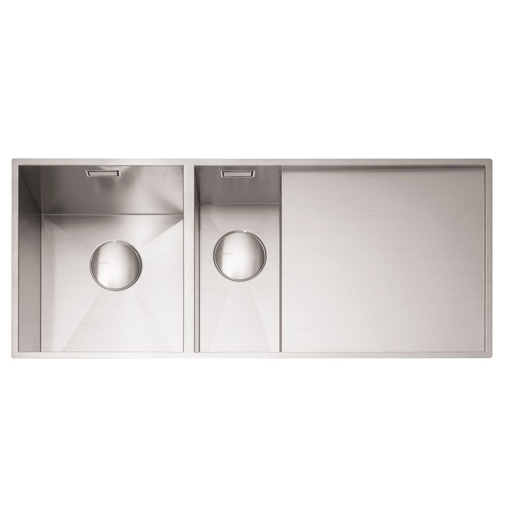 Caple  Nada 150 1.5 Bowl Sink Right Hand Drainer NA150R - Stainless Steel