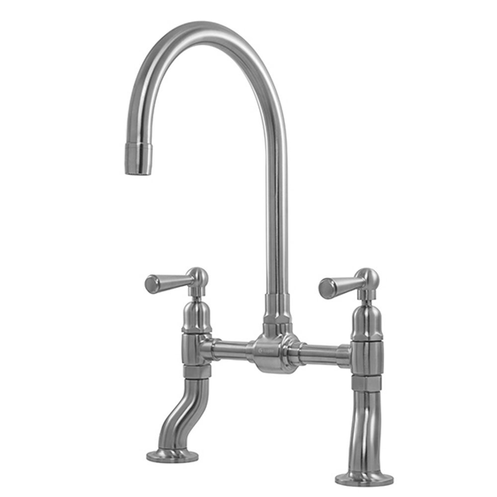 Caple  Putney 2 Lever Bridge Tap PUT/BRI/SS - Stainless Steel