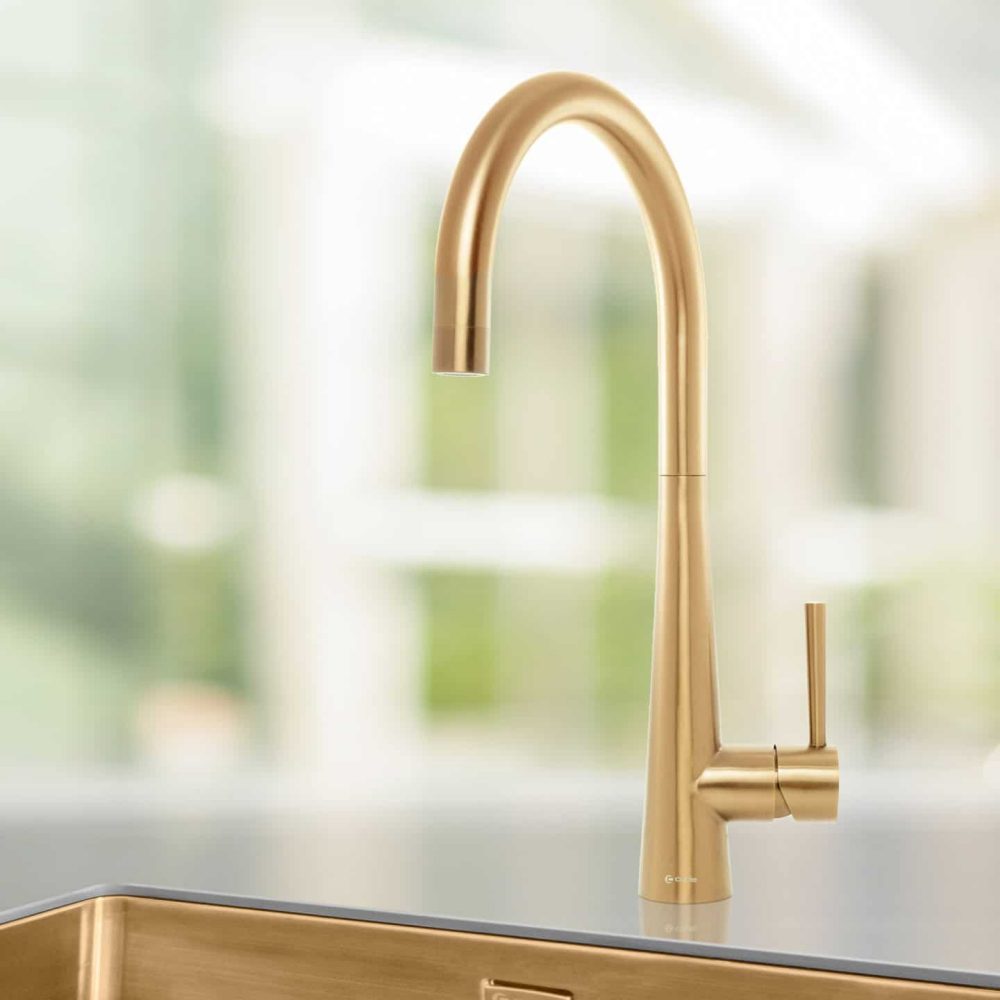 Caple Ridley Single Lever Tap RID/GD - Gold Caple Ridley Single Lever Tap RID/GD - Gold