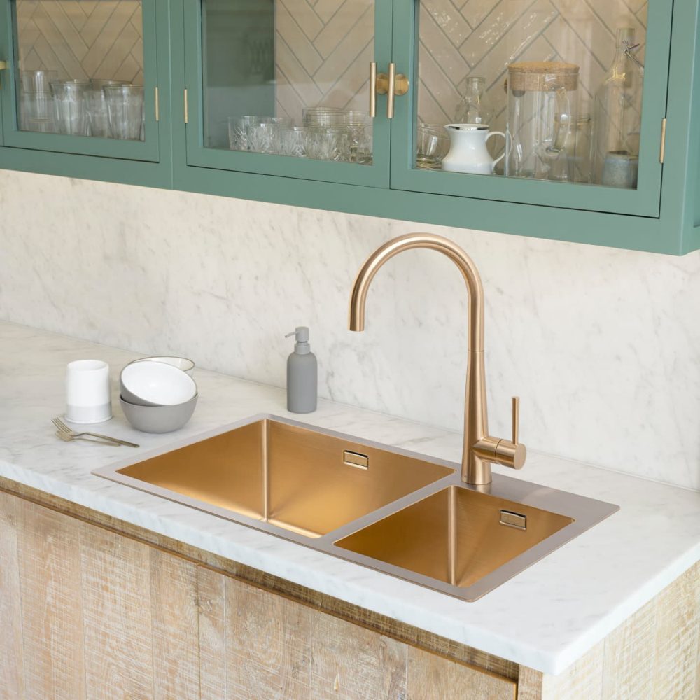 Caple Ridley Single Lever Tap RID/GD - Gold Caple Ridley Single Lever Tap RID/GD - Gold