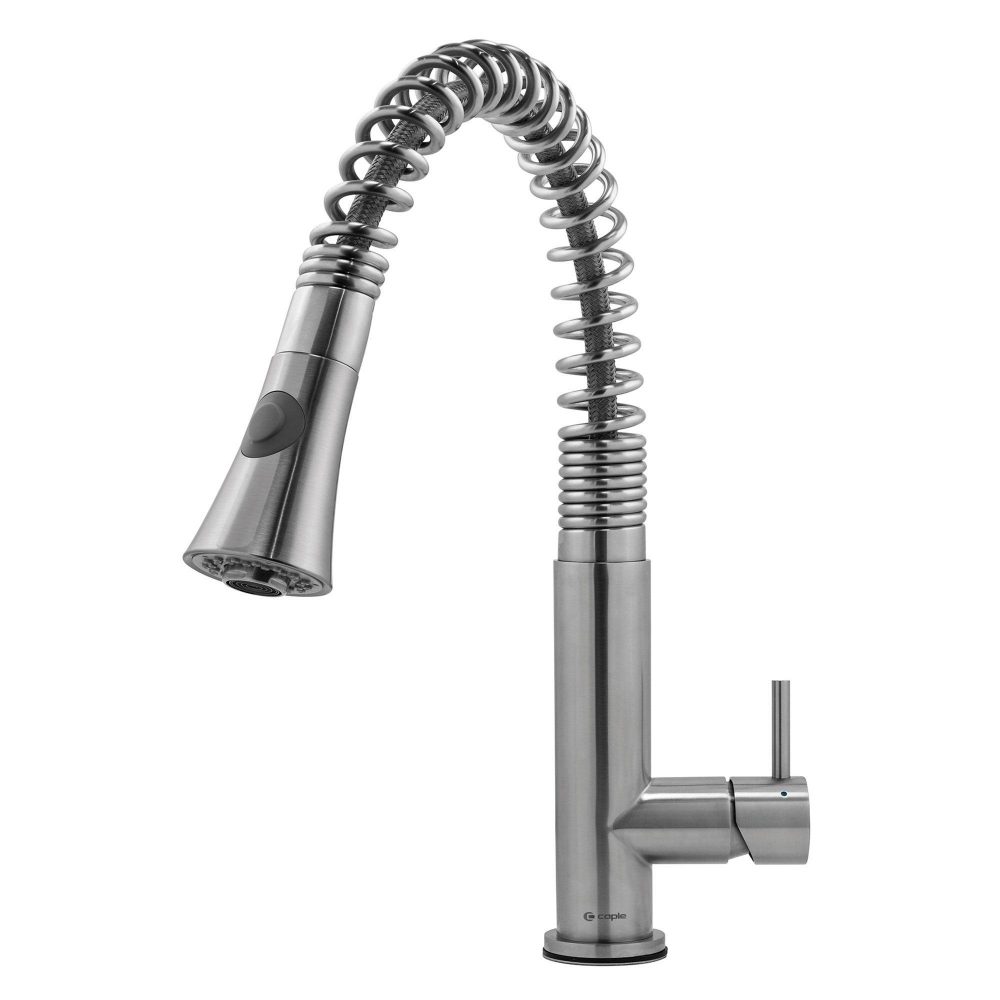 Caple  Spiro Single Lever Pull-Out Spray Tap SPI2/SS - Stainless Steel