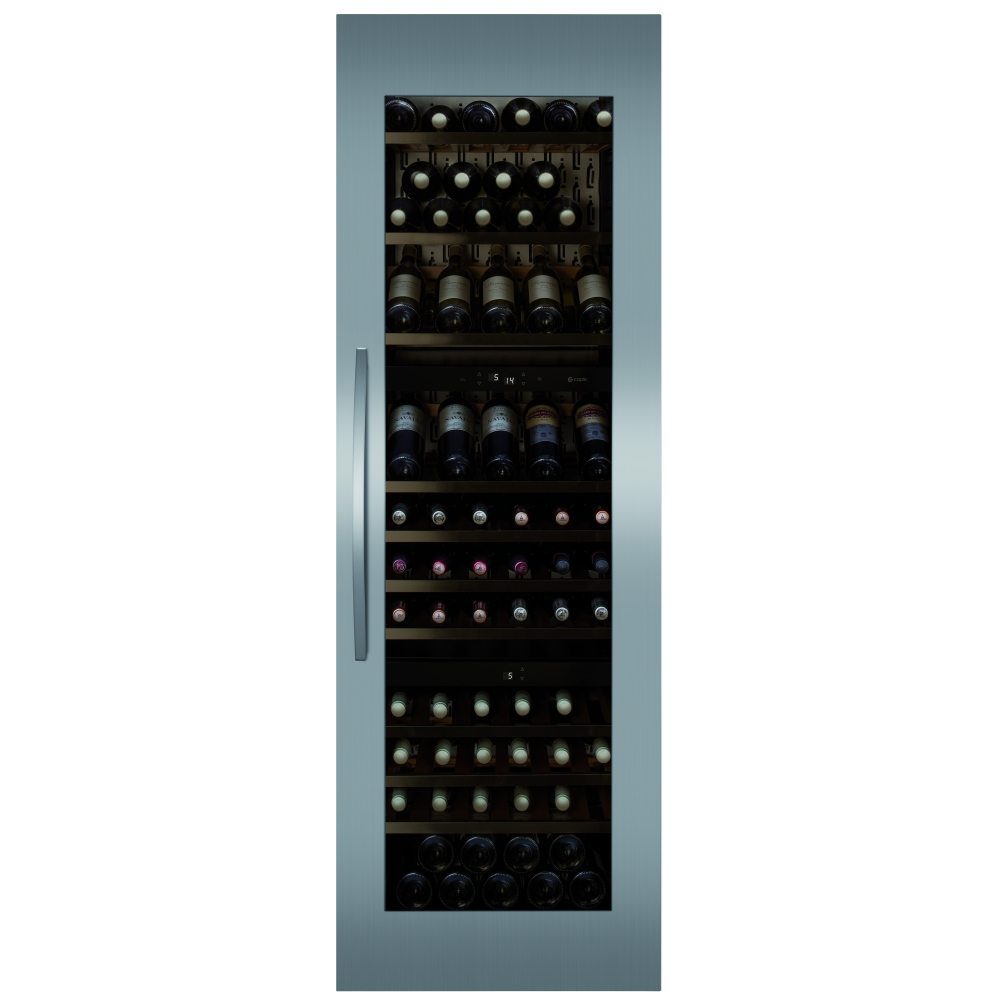 Caple  179cm Integrated In Column Triple Zone Wine Cooler WC1792 - Stainless Steel