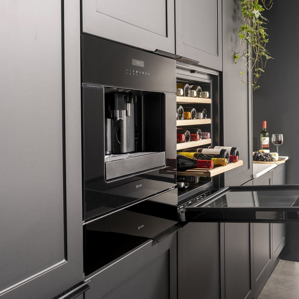 Caple 60cm Integrated In Column Wine Cooler WC6100BG - BLACK Caple 60cm Integrated In Column Wine Cooler WC6100BG - BLACK