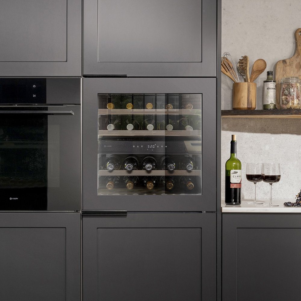 Caple  60cm Integrated In Column Dual Zone Wine Cooler WC6130 - Bespoke