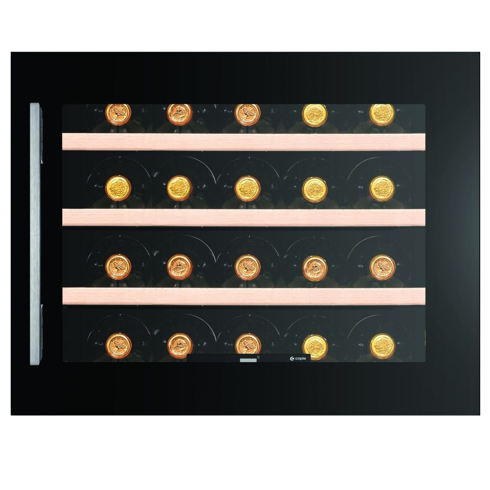 Caple  46cm Integrated In Column Wine Cooler WC6411BG - Black