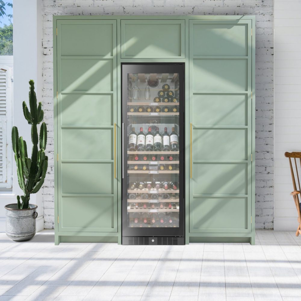 Caple 60cm Freestanding Triple Zone Wine Cooler WF1553BG - Black Caple 60cm Freestanding Triple Zone Wine Cooler WF1553BG - Black