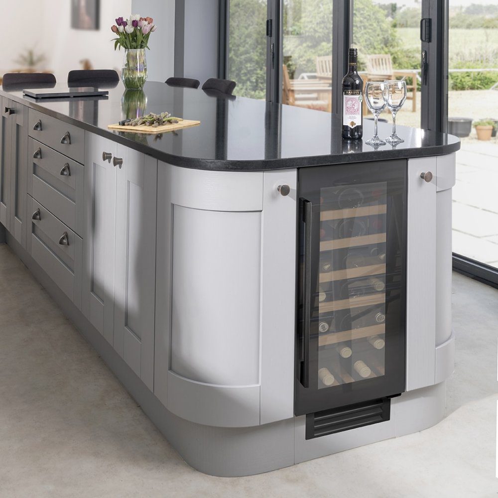 Caple 30cm Undercounter Wine Cooler WI3126BG - Black Caple 30cm Undercounter Wine Cooler WI3126BG - Black