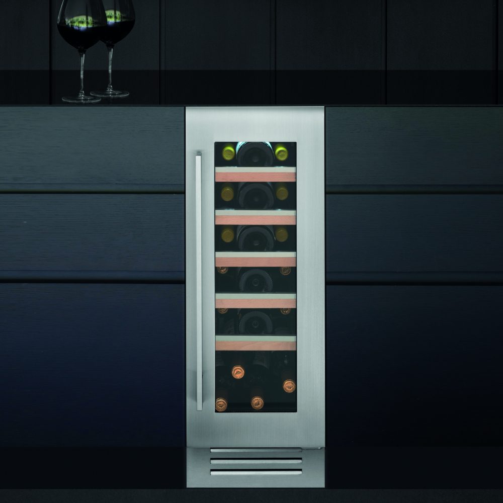 Caple  30cm Sense Premium Undercounter Wine Cooler WI3150 - Stainless Steel