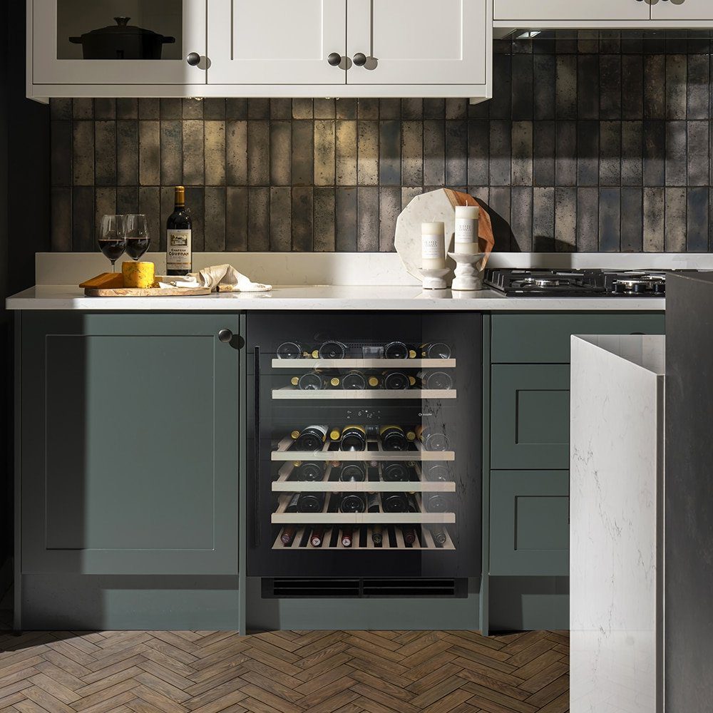 Caple 60cm Undercounter Dual Zone Wine Cooler WI6136BG - Black Caple 60cm Undercounter Dual Zone Wine Cooler WI6136BG - Black