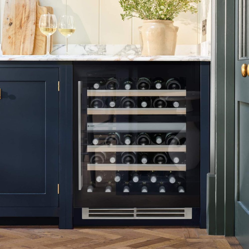 Caple 60cm Sense Premium Undercounter Dual Zone Wine Cooler WI6155BG - Black Caple 60cm Sense Premium Undercounter Dual Zone Wine Cooler WI6155BG - Black
