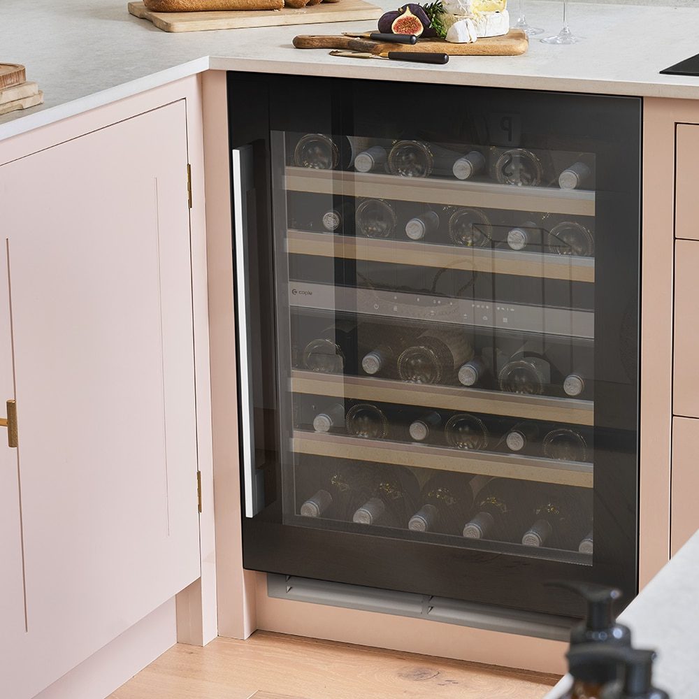 Caple 60cm Sense Premium Undercounter Dual Zone Wine Cooler WI6155BG - Black Caple 60cm Sense Premium Undercounter Dual Zone Wine Cooler WI6155BG - Black