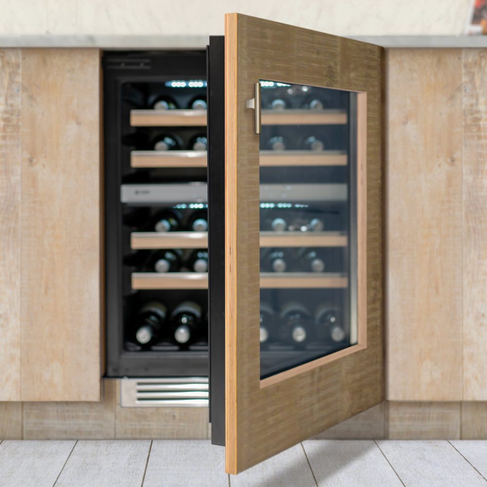 Caple 60cm Sense Premium Integrated Undercounter Dual Zone Wine Cooler WI6161 Caple 60cm Sense Premium Integrated Undercounter Dual Zone Wine Cooler WI6161