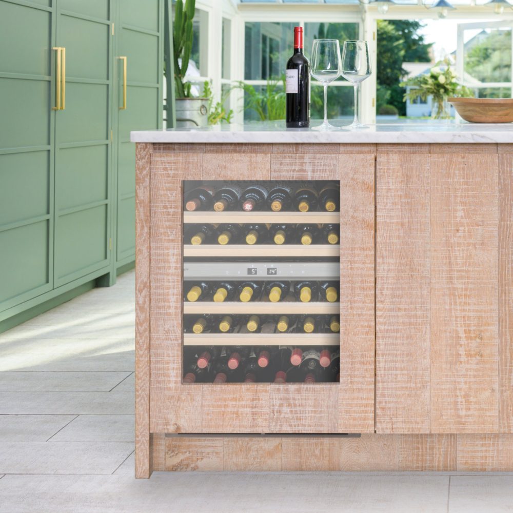 Caple 60cm Sense Premium Integrated Undercounter Dual Zone Wine Cooler WI6161 Caple 60cm Sense Premium Integrated Undercounter Dual Zone Wine Cooler WI6161