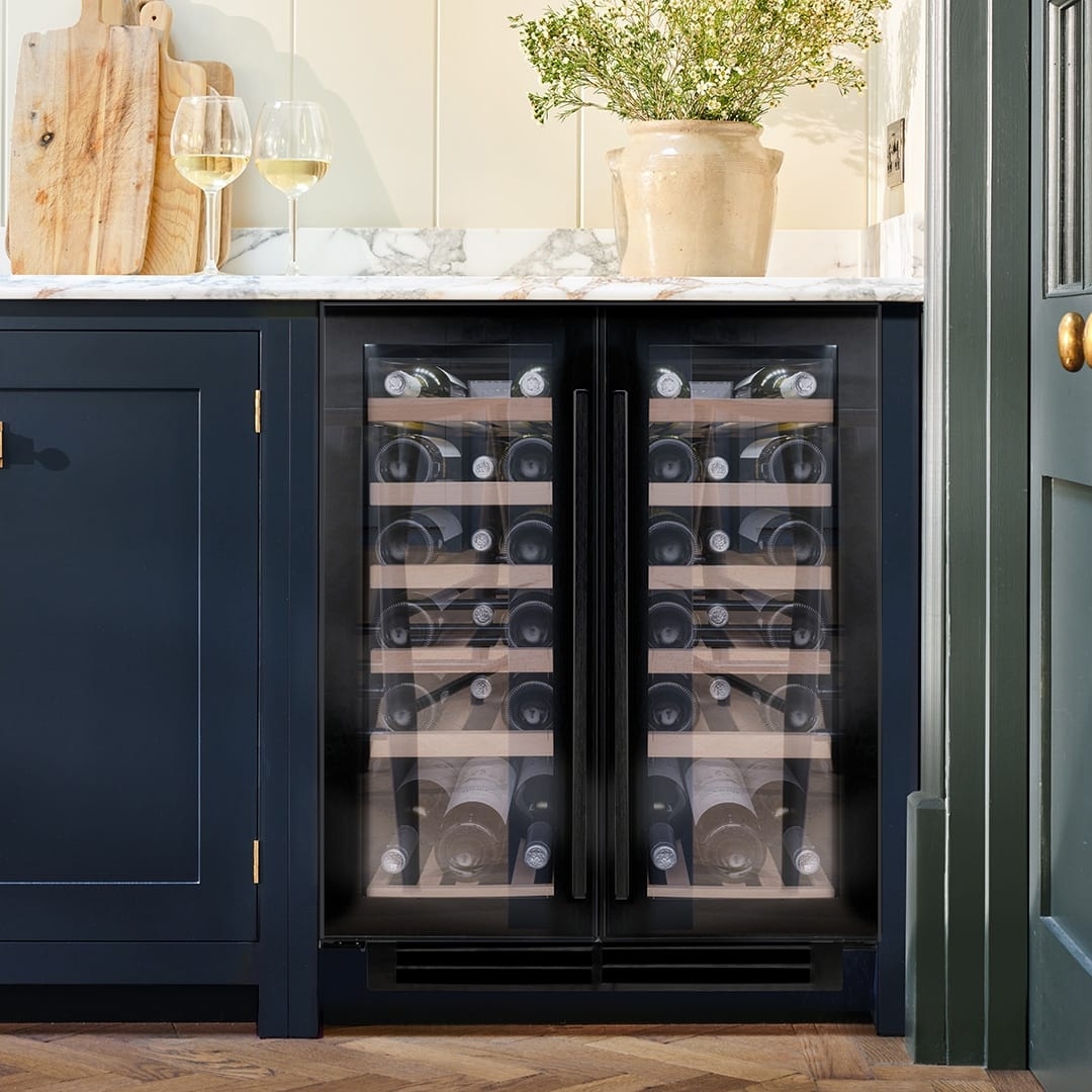 Caple  60cm Undercounter Dual Zone Wine Cooler WI6235BG - Black