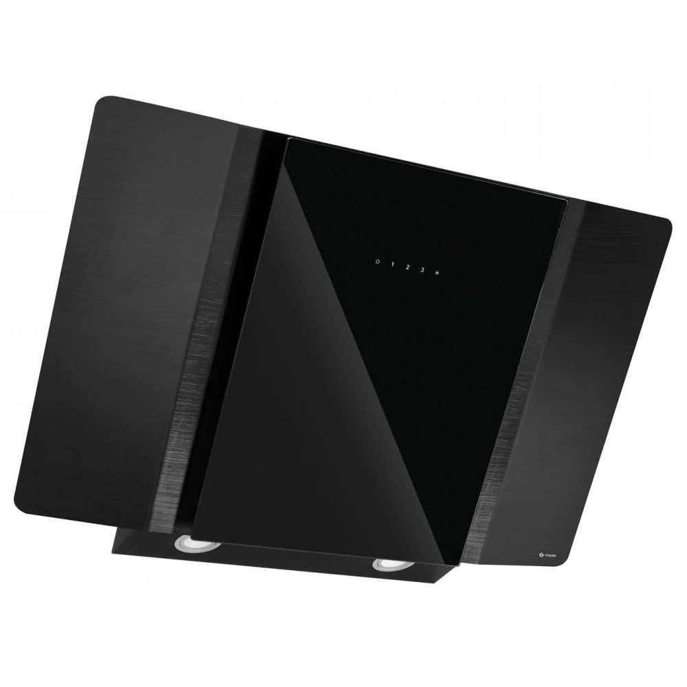 Caple  Zella 90cm Angled Chimney Hood ZEL900GM - Gunmetal