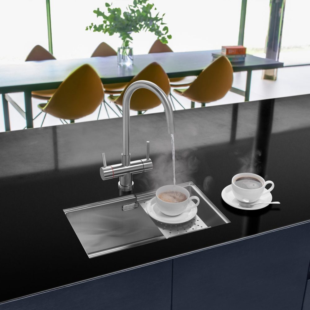 Caple Zona 100 Single Bowl Sink ZONA100 - Stainless Steel Caple Zona 100 Single Bowl Sink ZONA100 - Stainless Steel