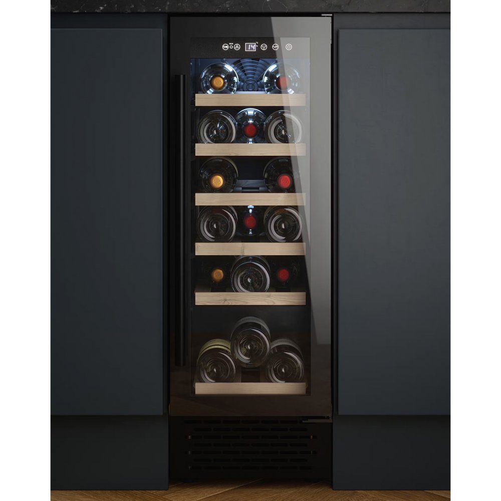Cata  30cm Freestanding Wine Cooler UBBKWC30F - Black