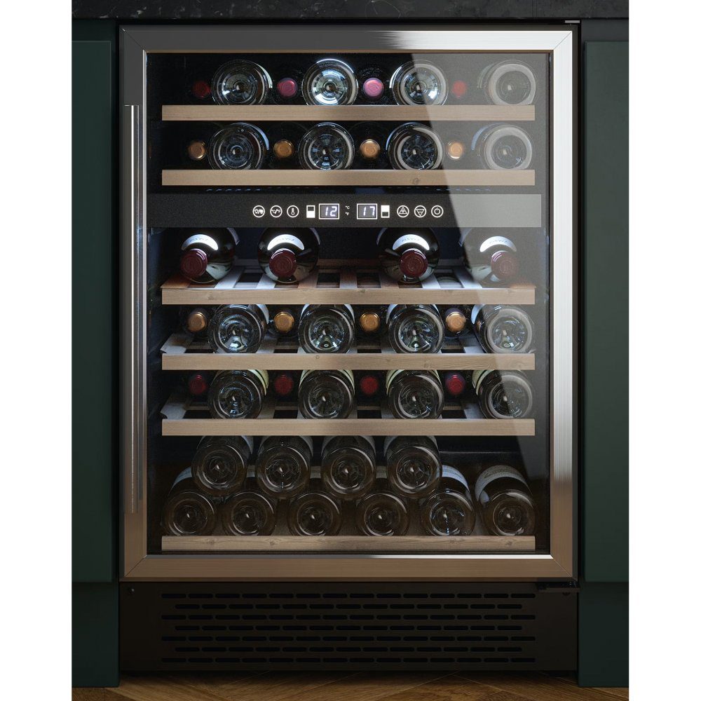Cata  60cm Dual Zone Freestanding Wine Cooler UBSSWC60 - Stainless Steel