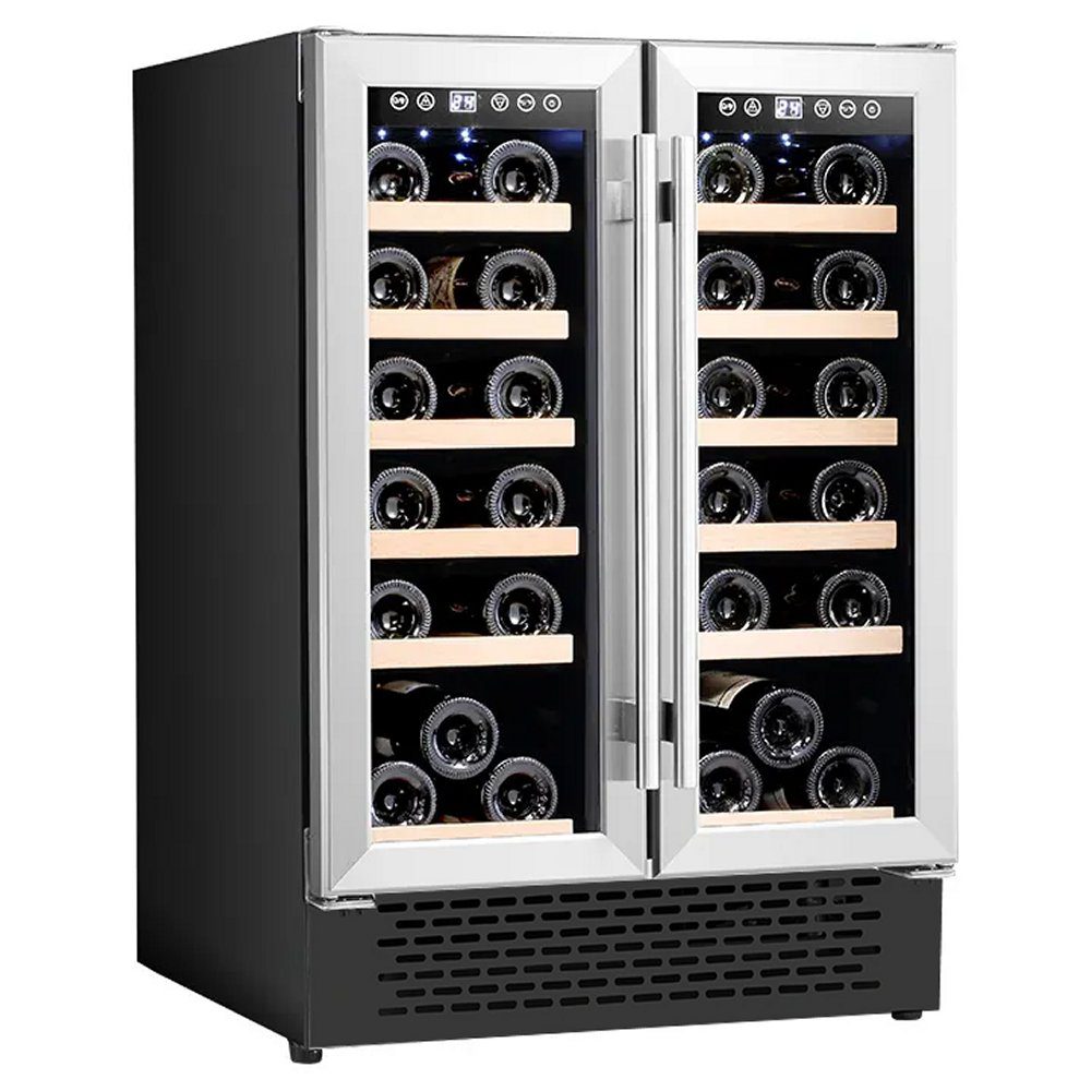Cata 60cm Dual Zone Freestanding Wine Cooler UBSSWC60DD - Stainless Steel Cata 60cm Dual Zone Freestanding Wine Cooler UBSSWC60DD - Stainless Steel