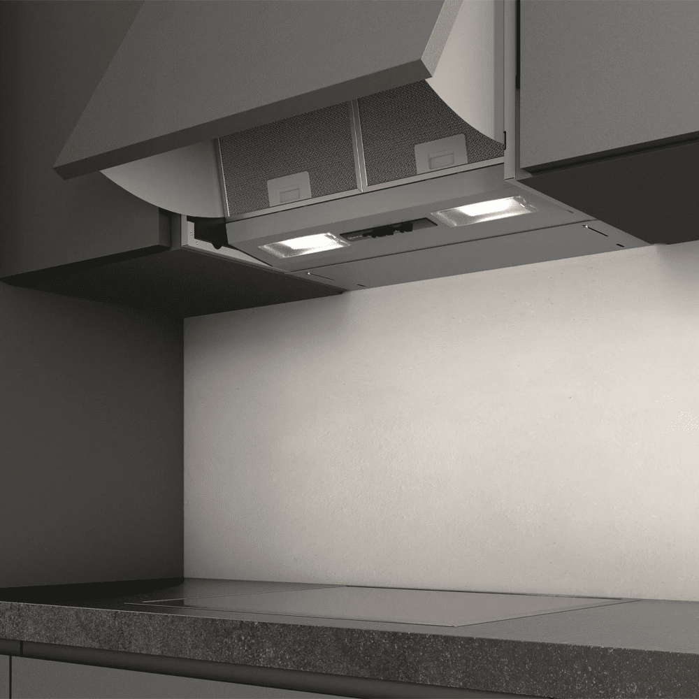 Neff 60cm N30 Integrated Cooker Hood D64MAC1X0B - Silver Neff 60cm N30 Integrated Cooker Hood D64MAC1X0B - Silver