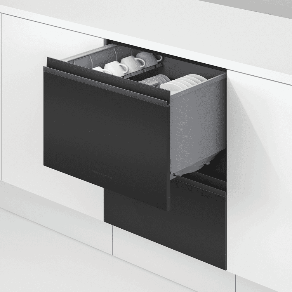 Fisher Paykel Series 9 Double DishDrawer With Recessed Handles DD60D4HZB9 - Black Fisher Paykel Series 9 Double DishDrawer With Recessed Handles DD60D4HZB9 - Black