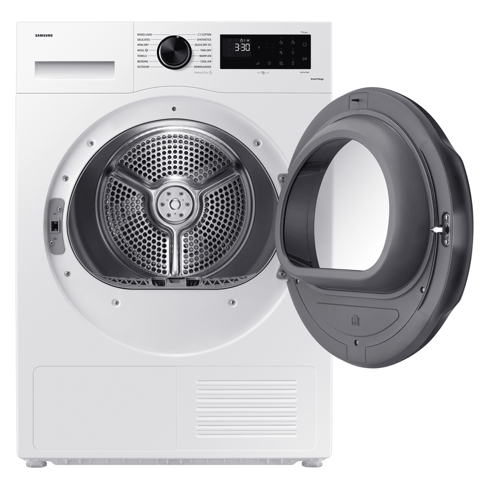 Samsung 9kg Series 5 Heat Pump Condenser Tumble Dryer DV90CGC0A0AEEU - White Samsung 9kg Series 5 Heat Pump Condenser Tumble Dryer DV90CGC0A0AEEU - White