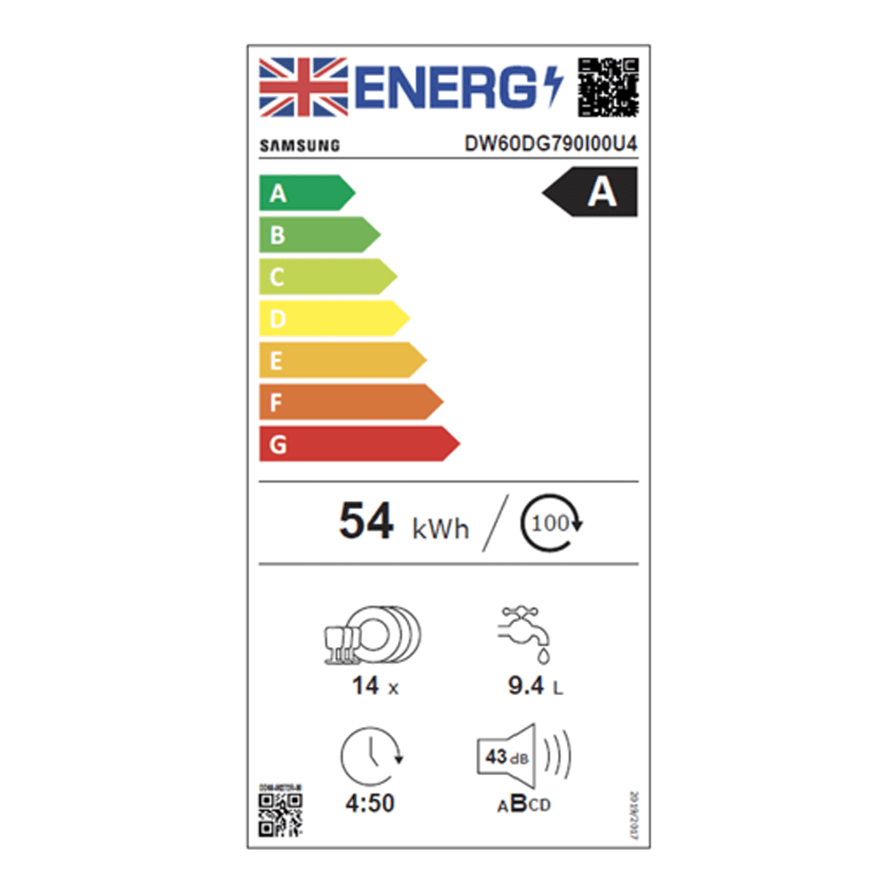 Samsung 60cm Series 11 Fully Integrated Dishwasher DW60DG790I00U4 Samsung 60cm Series 11 Fully Integrated Dishwasher DW60DG790I00U4