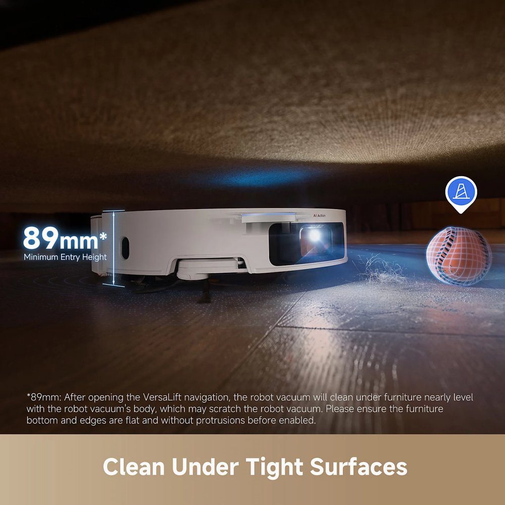 Dreame X50 Ultra Complete Robot Vacuum Cleaner and Mop with Self-Cleaning and Auto-Empty RLX85CE-4 White Dreame X50 Ultra Complete Robot Vacuum Cleaner and Mop with Self-Cleaning and Auto-Empty RLX85CE-4 White