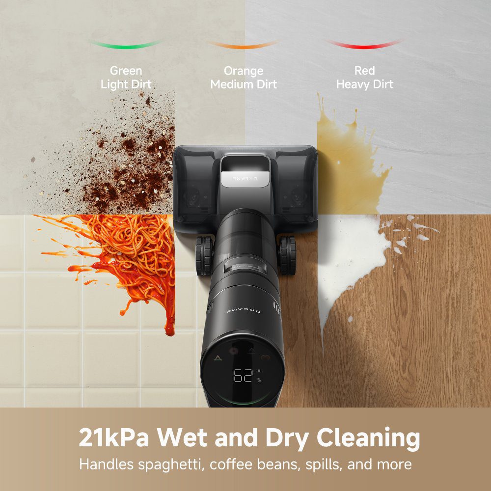 Dreame H15 Pro Wet and Dry Vacuum Cleaner HHR46A Grey Dreame H15 Pro Wet and Dry Vacuum Cleaner HHR46A Grey