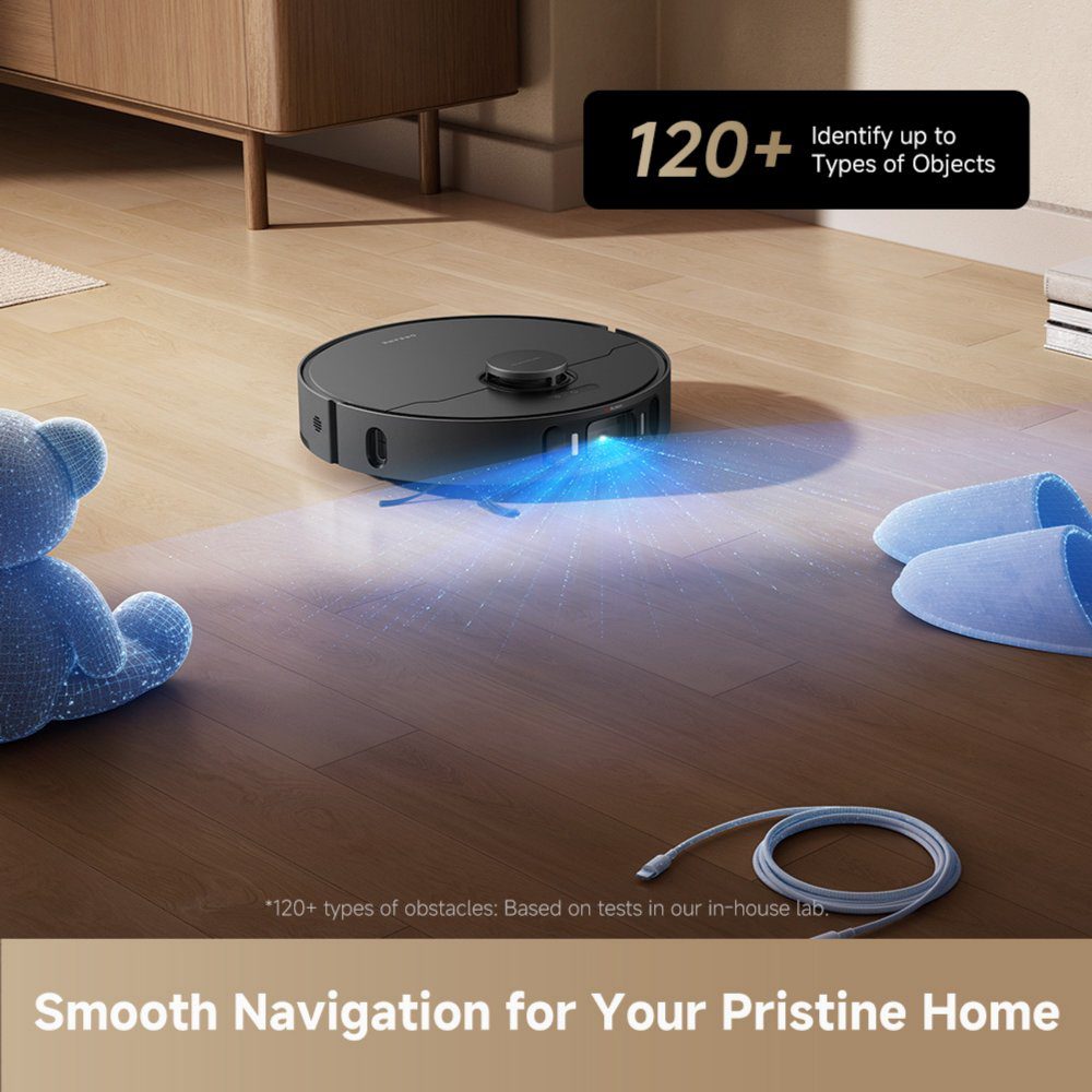 Dreame L40 Ultra AE Robot Vacuum Cleaner and Mop with Self-Cleaning and Auto-Empty RLL77SE_BK Black Dreame L40 Ultra AE Robot Vacuum Cleaner and Mop with Self-Cleaning and Auto-Empty RLL77SE_BK Black