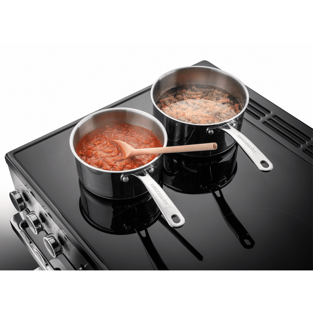 Rangemaster Edge Deluxe OC 110cm Induction Range Cooker With Chrome Trim 15822 EDDLO110EIGBLK/CM1 - Black Rangemaster Edge Deluxe OC 110cm Induction Range Cooker With Chrome Trim 15822 EDDLO110EIGBLK/CM1 - Black