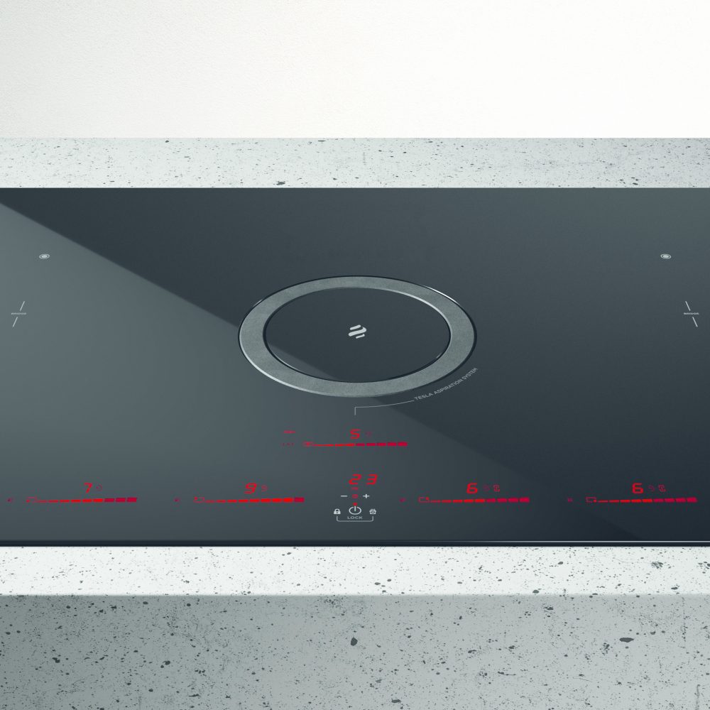 Elica 83cm Nikolatesla Switch Ducted Air Venting Induction Hob NT-SWITCH-BLK-DO - Black Elica 83cm Nikolatesla Switch Ducted Air Venting Induction Hob NT-SWITCH-BLK-DO - Black