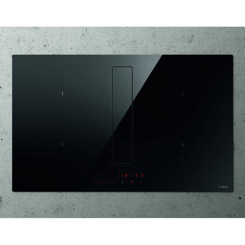 Elica 83cm Nikolatesla Air Venting Induction Hob NT-FIT-XL-80 - Black