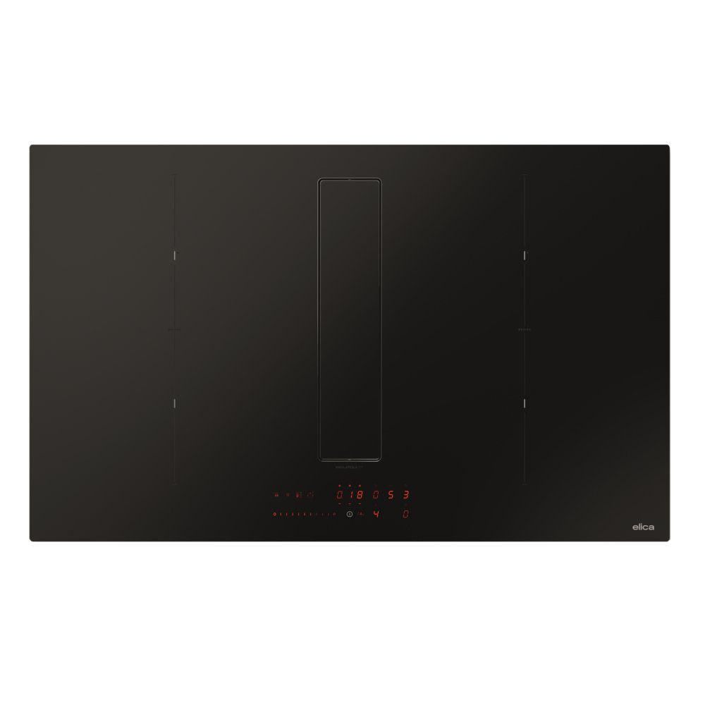 Elica 83cm Nikolatesla Ducted Air Venting Induction Hob NT-FIT-XL-RAW - Matte Black