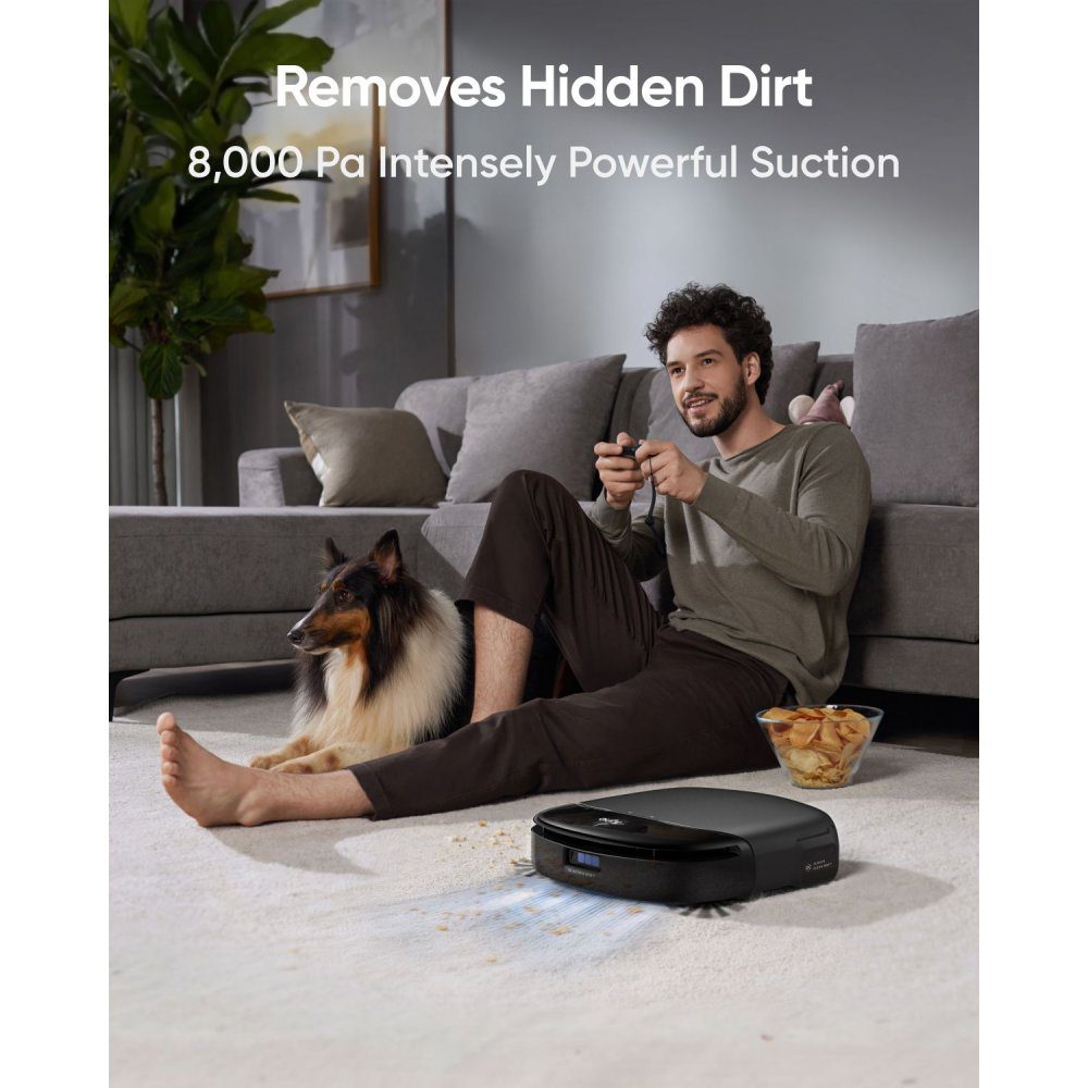 EUFY T2080GA1 Robot Vacuum Cleaner With Mop S1 PRO - BLACK EUFY T2080GA1 Robot Vacuum Cleaner With Mop S1 PRO - BLACK