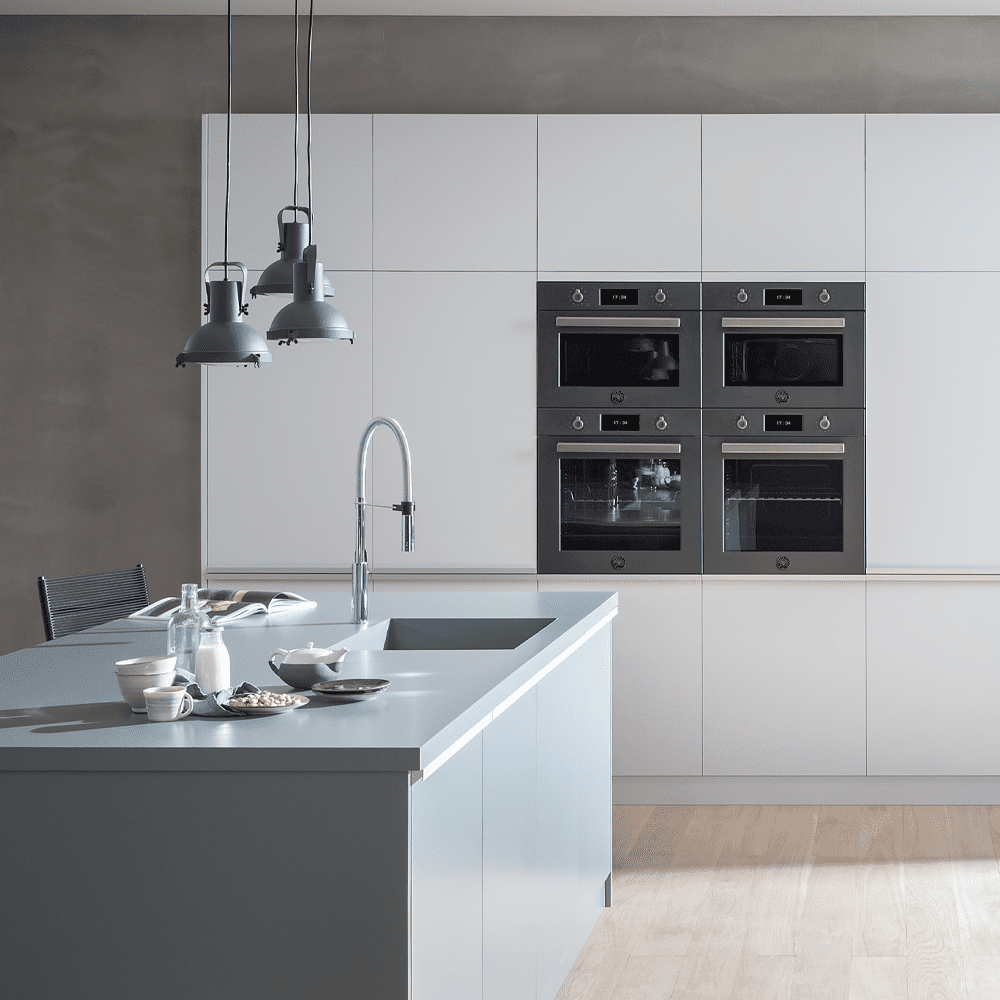 Bertazzoni Professional Series Compact Steam Combination Oven F457PROVTN - Carbonio Bertazzoni Professional Series Compact Steam Combination Oven F457PROVTN - Carbonio